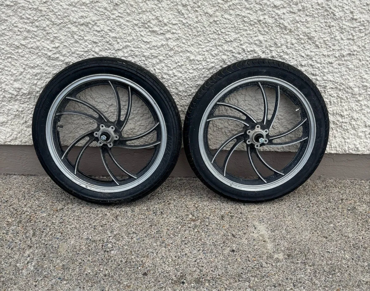 Very good set Aluminium Sulky Wheels - Image 1