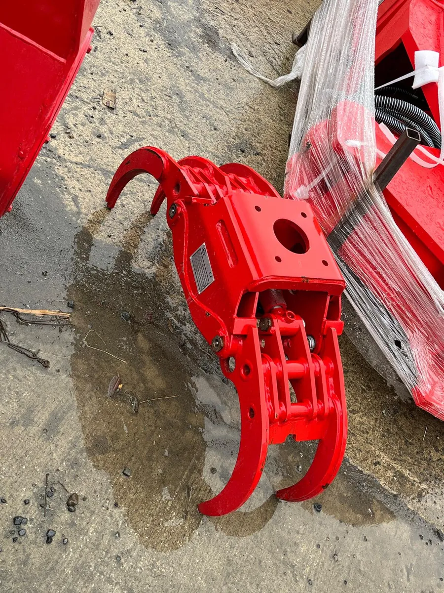 WOOD / LOG GRAPPLE  FOR 3 TON - 25 TON EXCAVATORS - Image 3