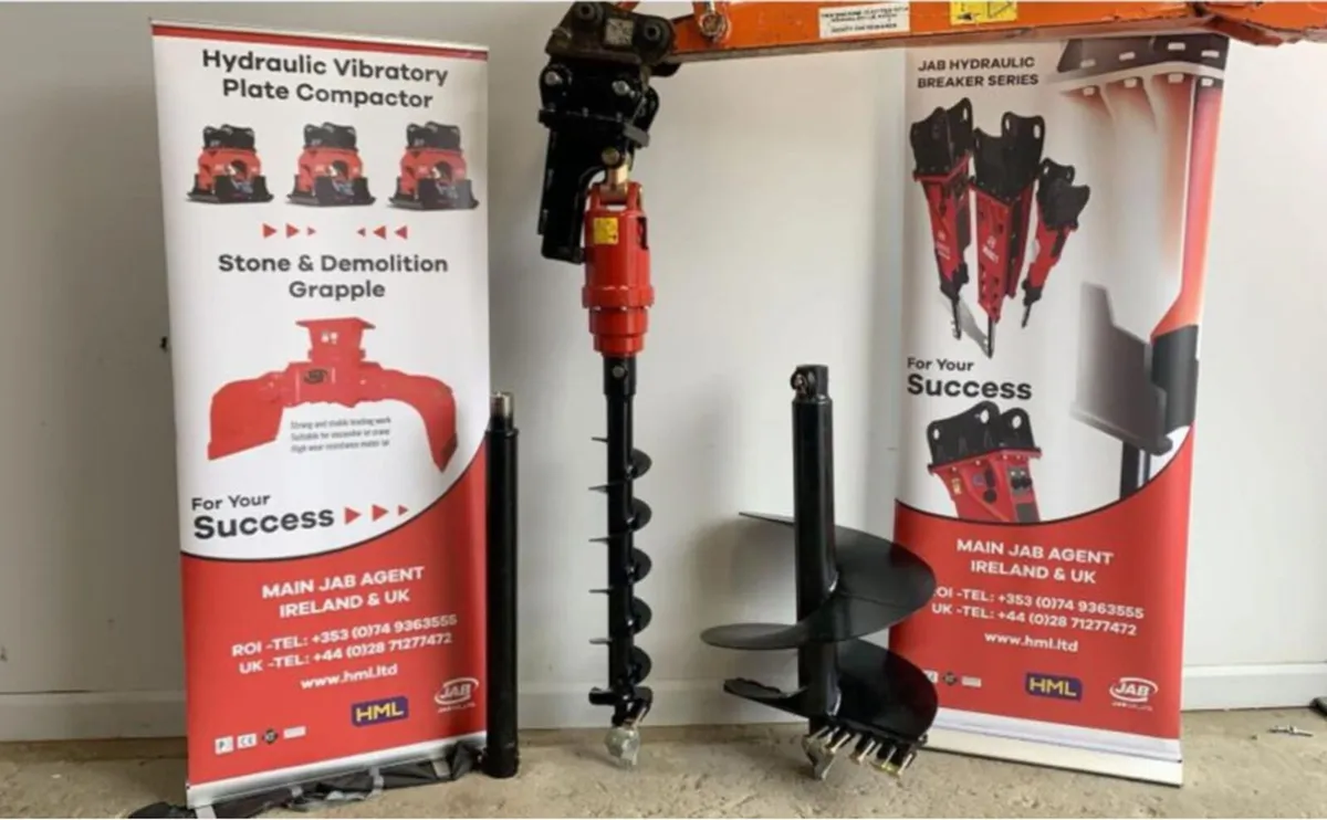 AUGERS FOR  1 TON - 25 TON EXCAVATORS - Image 4