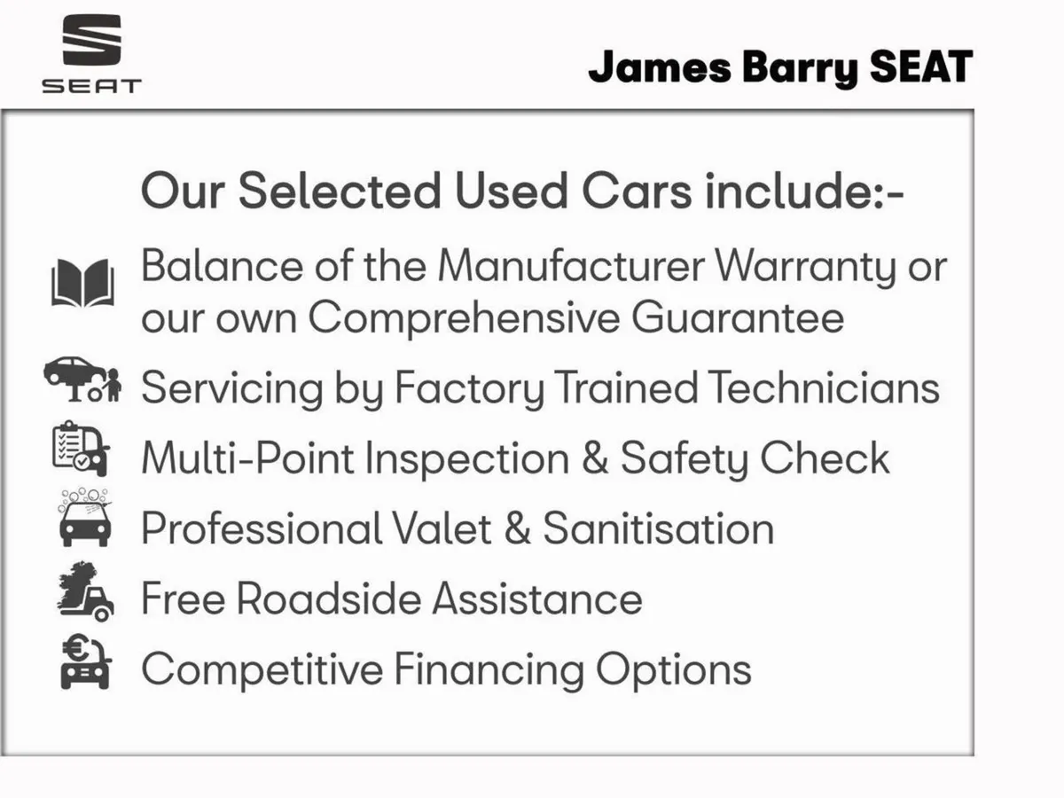 SEAT Leon 1.5tsi 115HP SE James Barry Motors 061- - Image 3