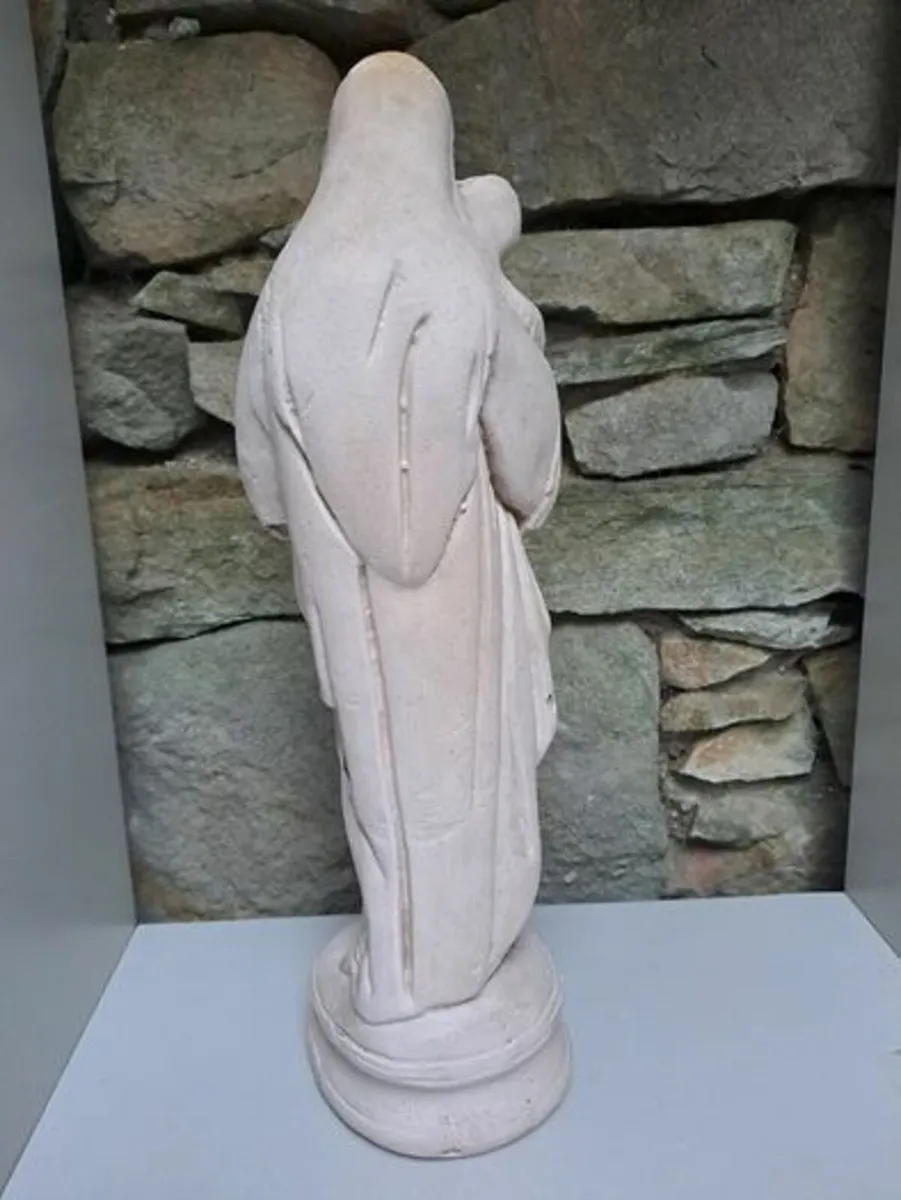 Chalkware Madonna and Baby - Image 2