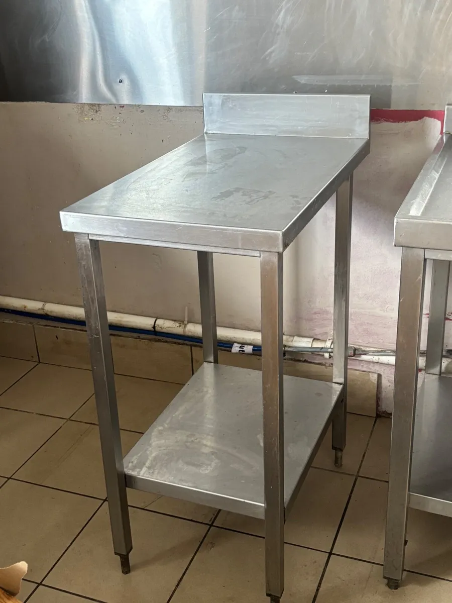 Stainless steel commercial  kitchen shelving - Image 1