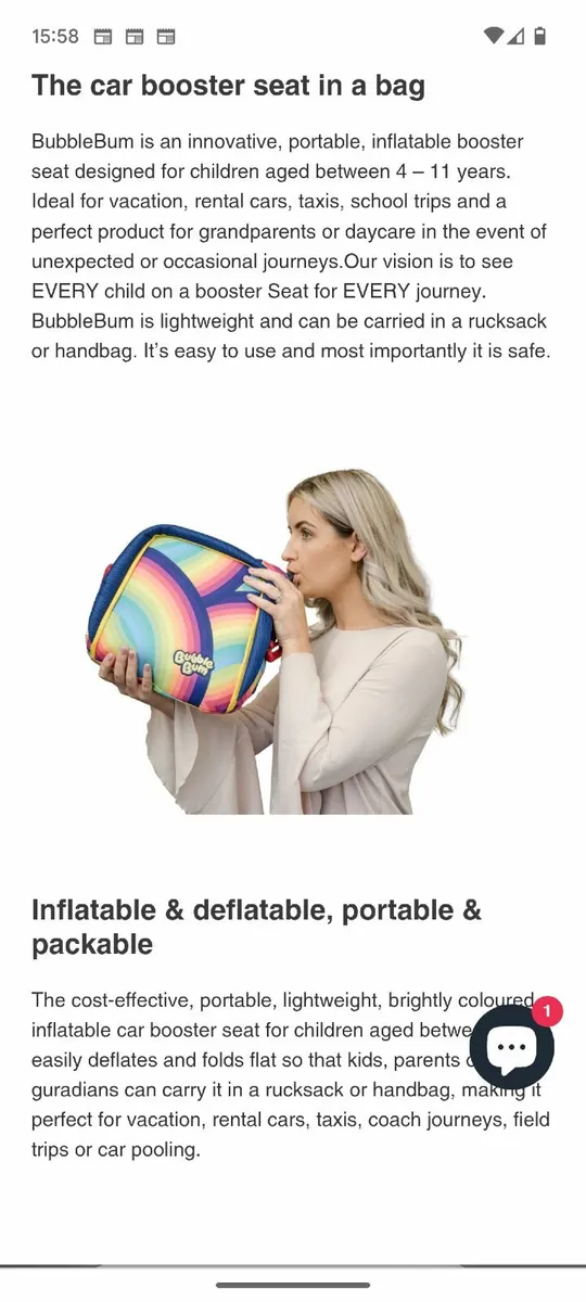 Travel car booster seat - Image 4