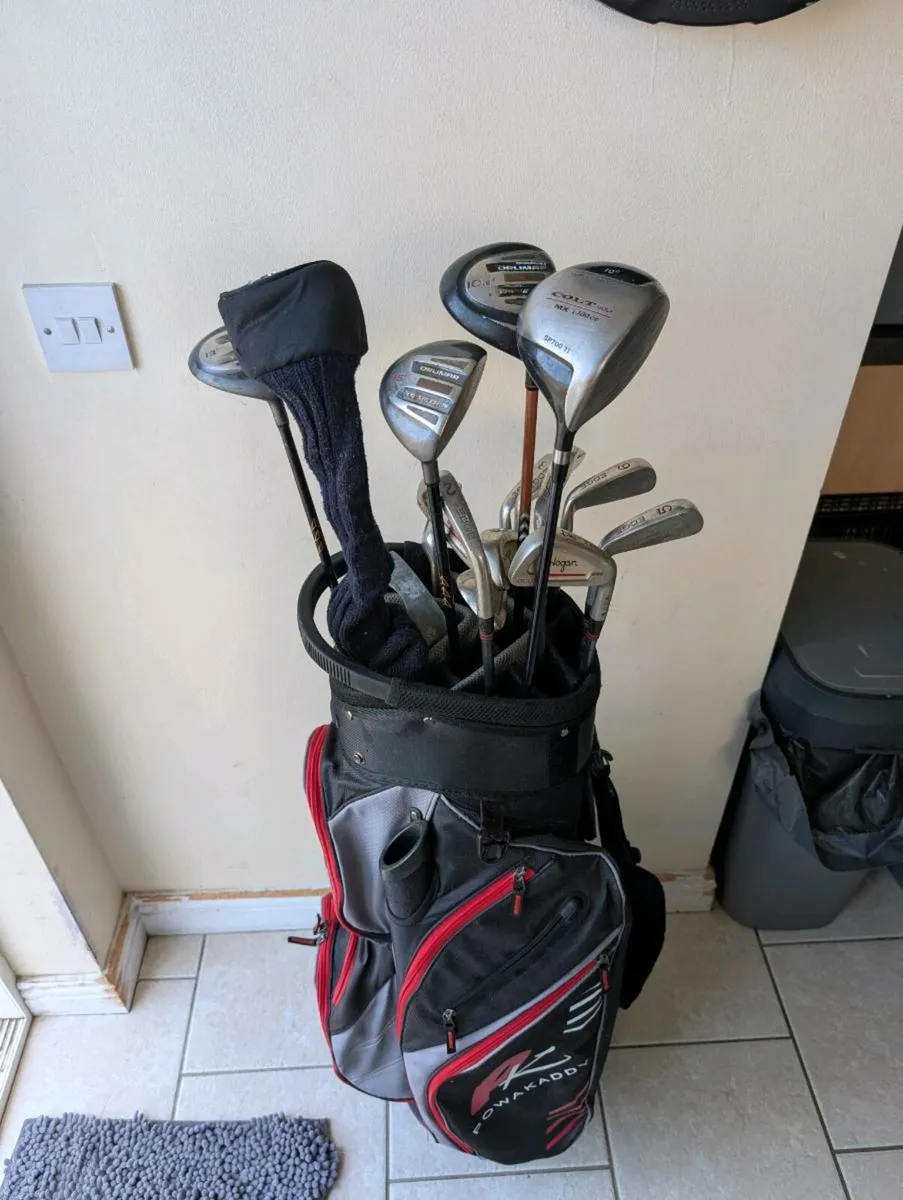 Adult Golf clubs in powakaddy deluxe bag - Image 2