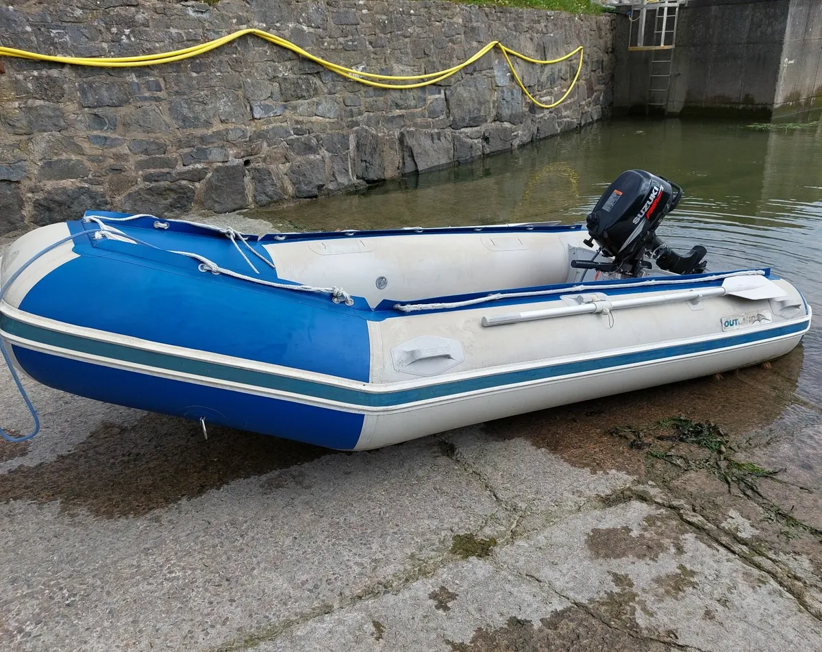 Inflatable Boat, Trailer and 5HP 4 Stroke Engine - Image 1