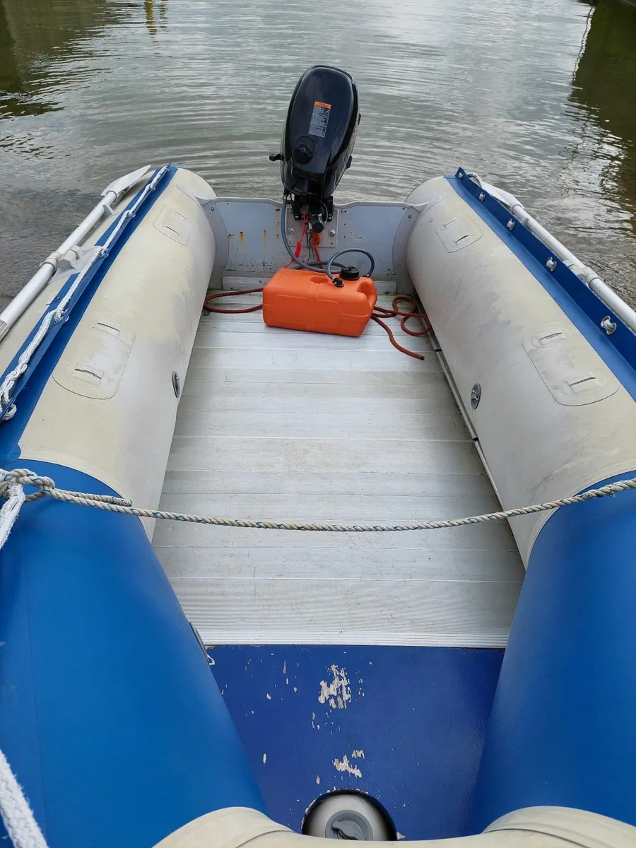 Inflatable Boat, Trailer and 5HP 4 Stroke Engine - Image 2