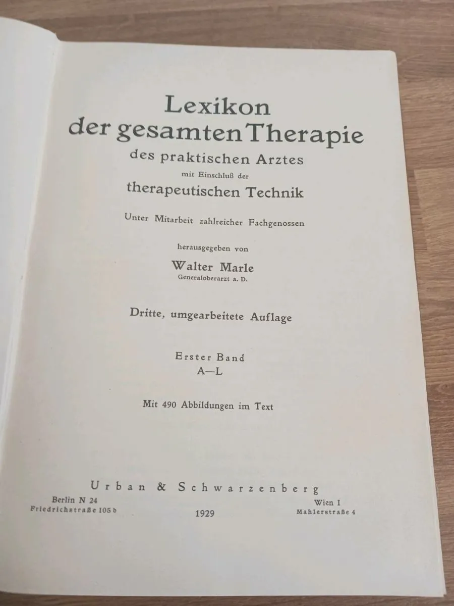 Vintage German Medical/Therapy book - Image 4