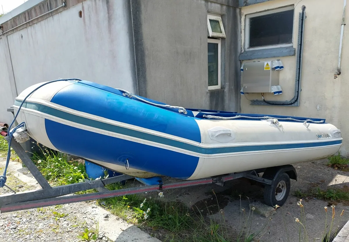 Inflatable Boat, Trailer and 5HP 4 Stroke Engine - Image 4
