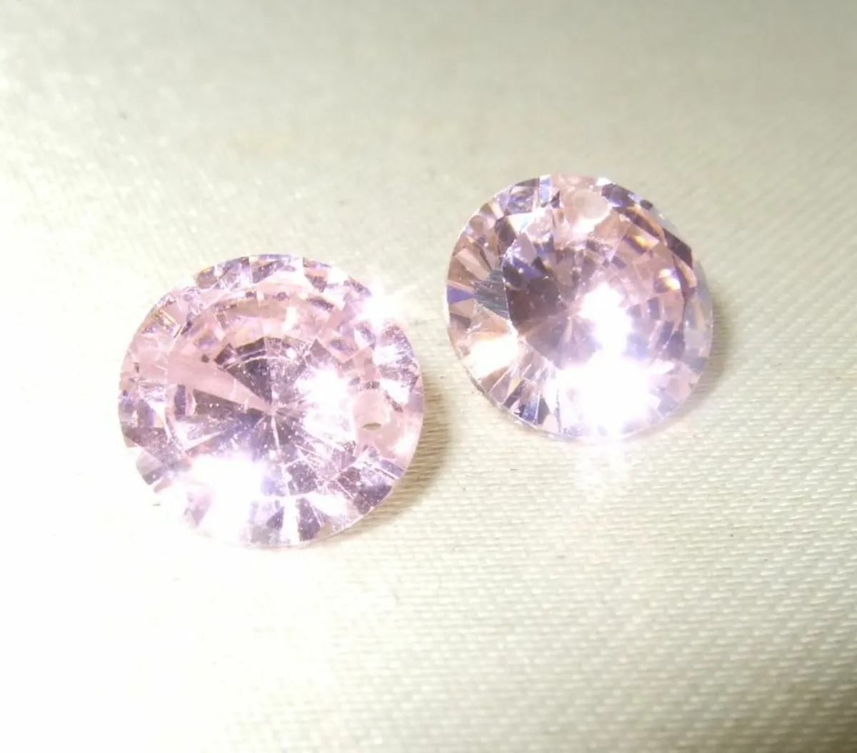Duo Of Pink Sapphire Gemstones - Image 2