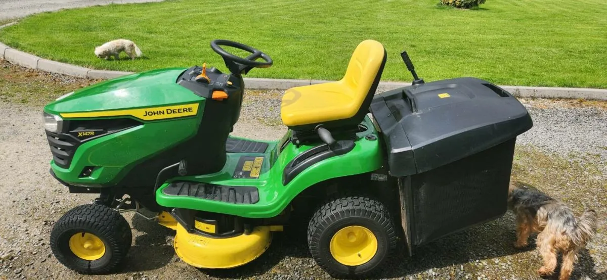 John Deere x147r ride on - Image 2