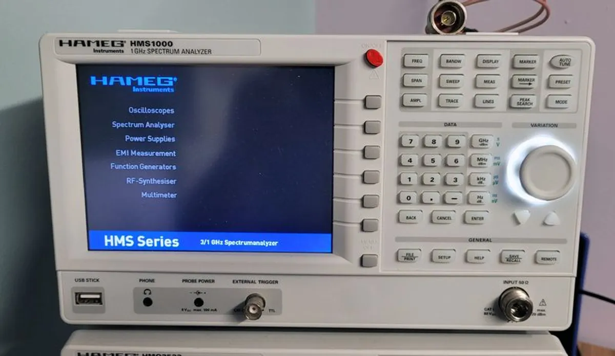 Hameg HMS1000 Spectrum Analyzer - Image 1