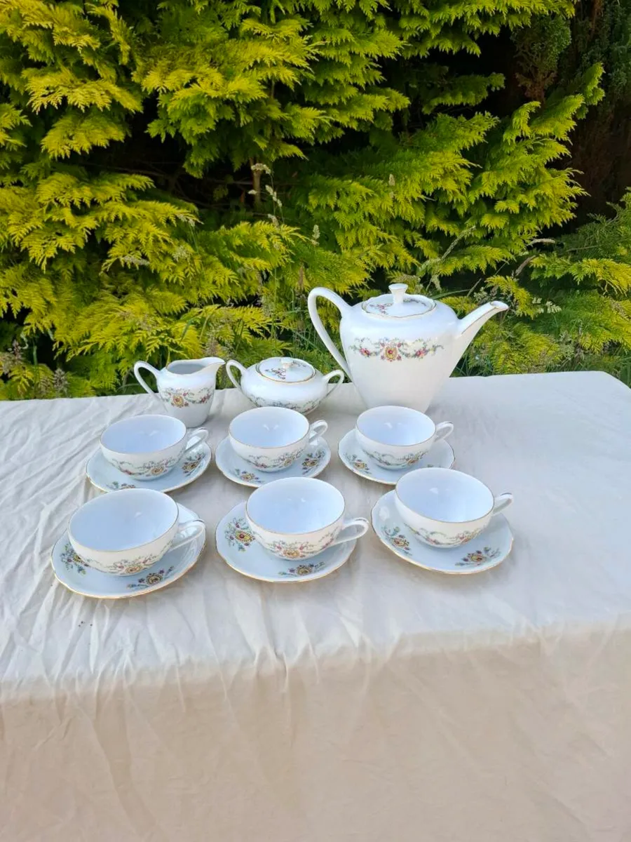 China tea set with cups postage possible