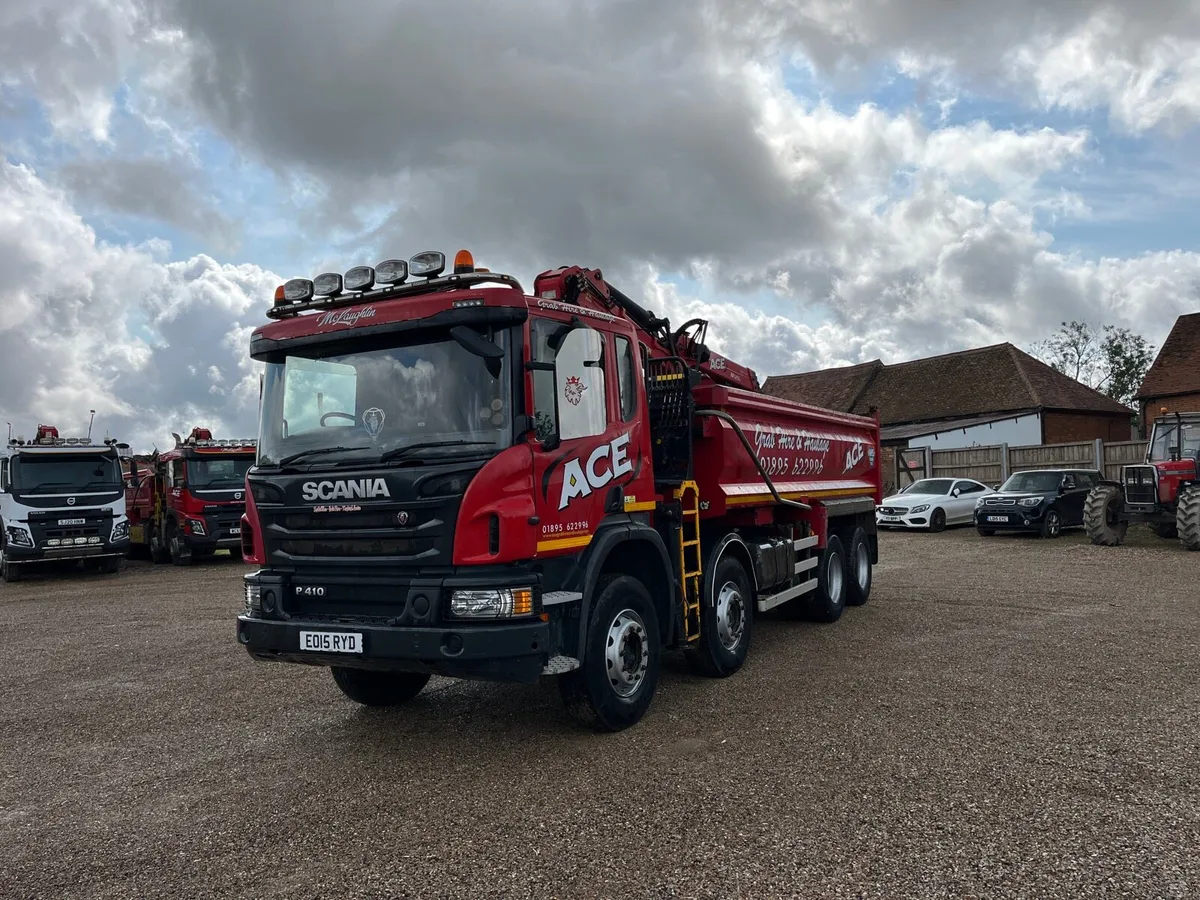 2015 scania p410 grab lorry - Image 2
