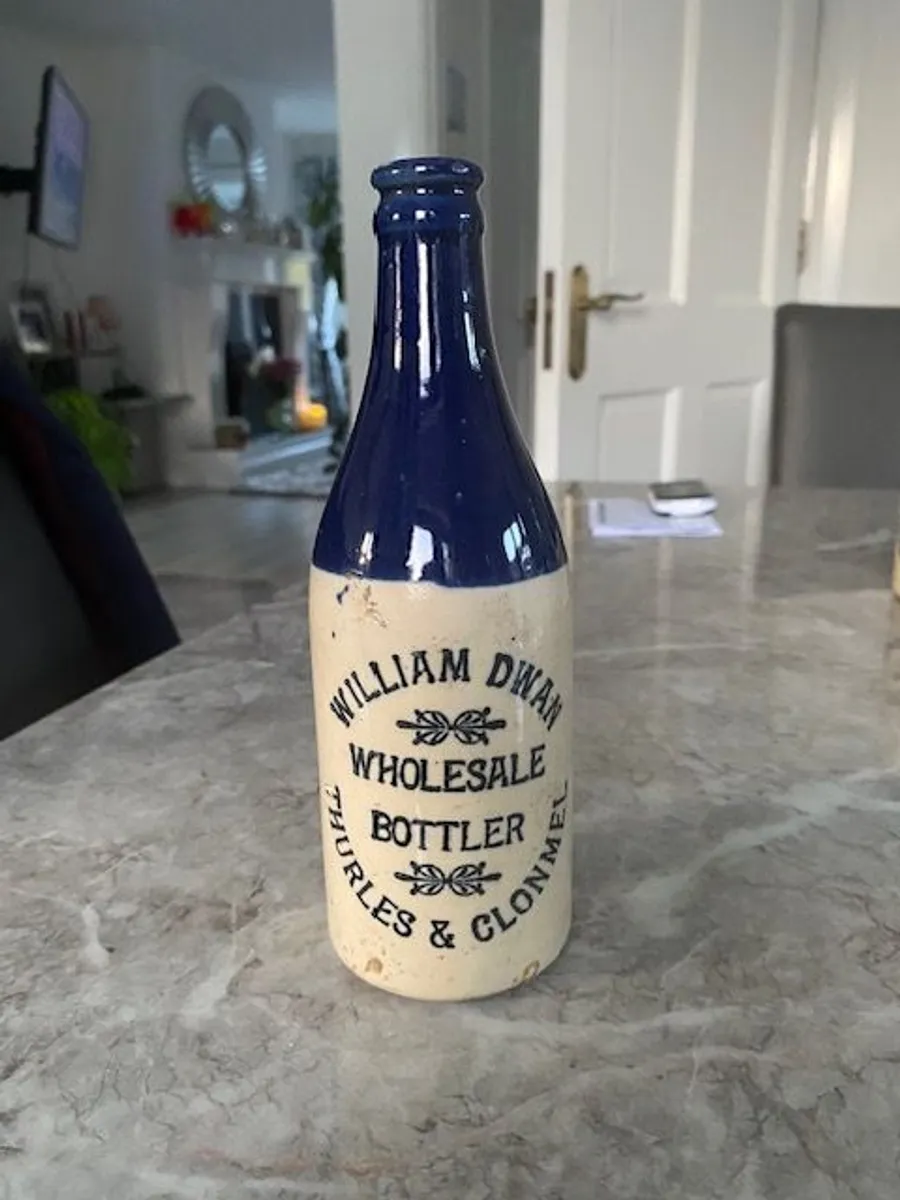 Blue Top William Dwan Ginger Beer Bottle - Image 1