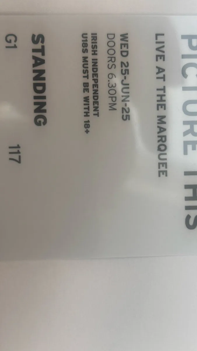 Picture this tickets - Image 2