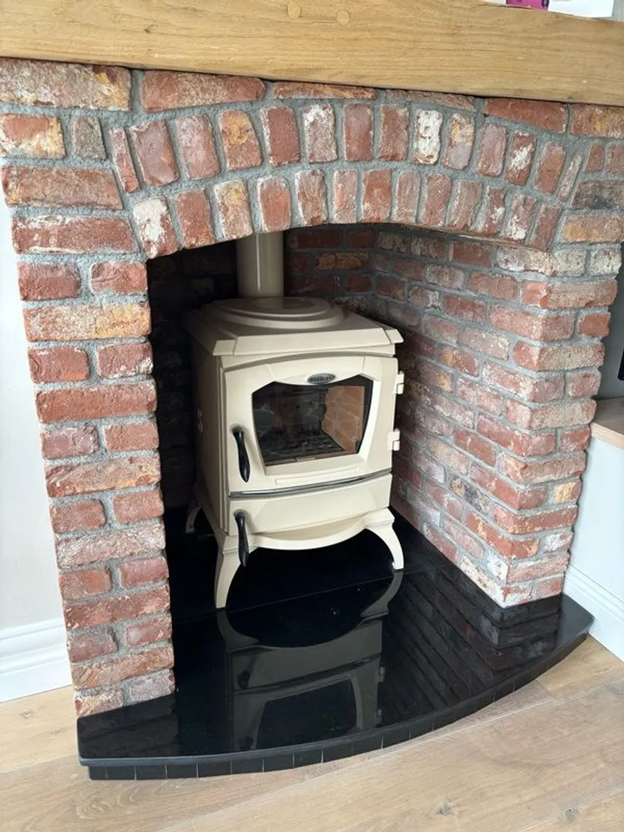 Stanley Lismore Cream Enamel Stove - Image 2