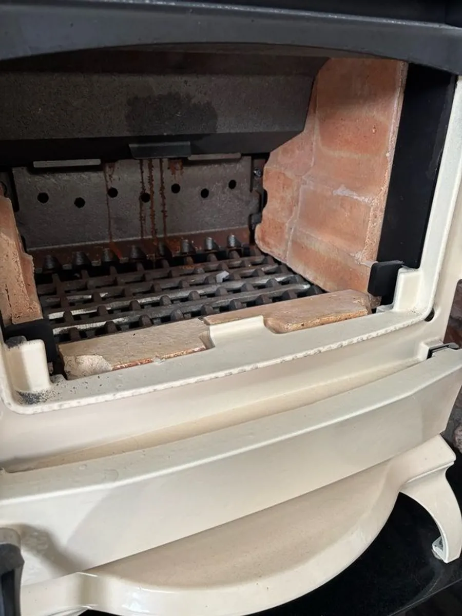 Stanley Lismore Cream Enamel Stove - Image 4