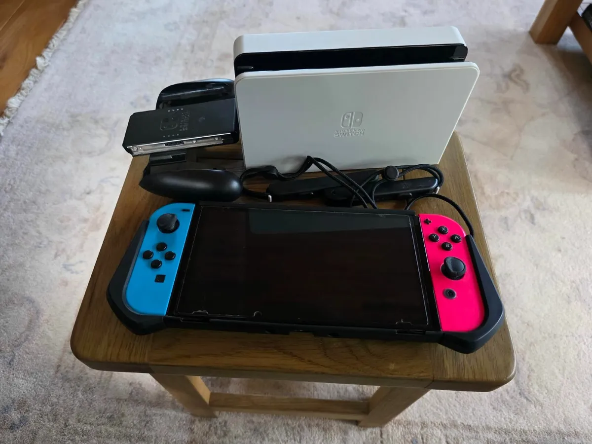 Nintendo Switch OLED with Extras - Image 1