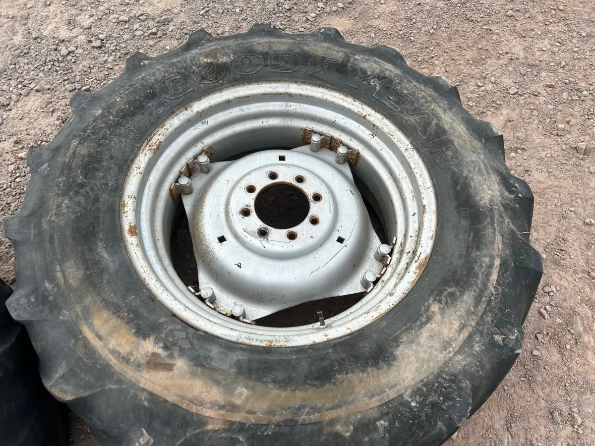 16.9R30 Goodyear Tyres on Shankey rims - Image 3