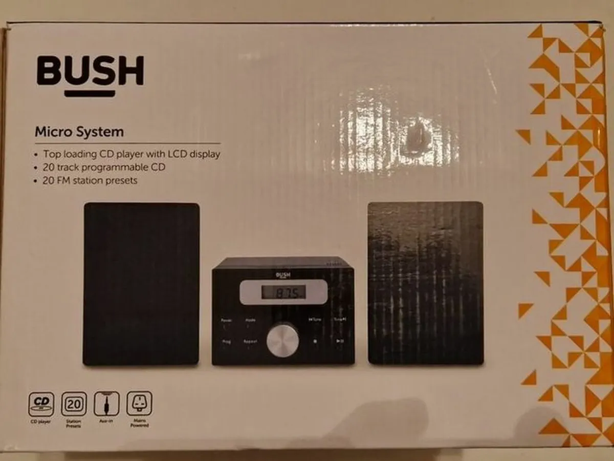 Bush Micro Music System, New in Box, Never Used - Image 1