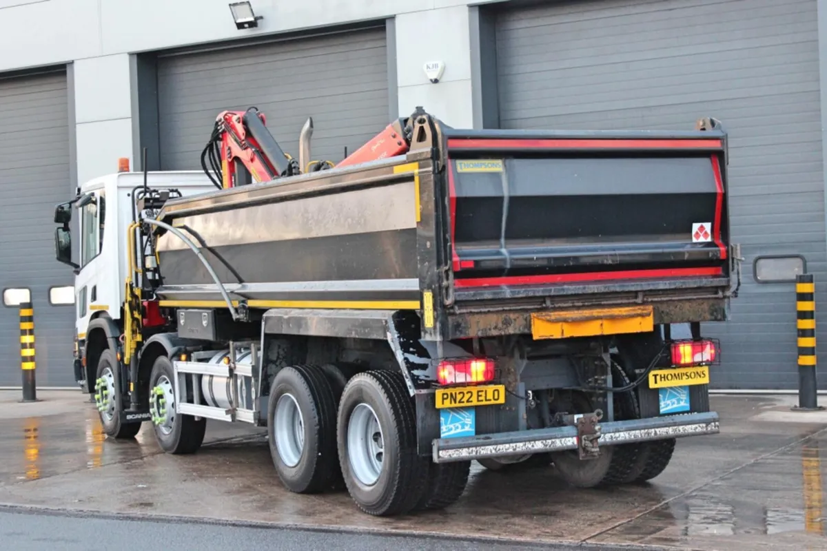 2022 SCANIA P410 XT 8X4 TIPPER GRAB - Image 4