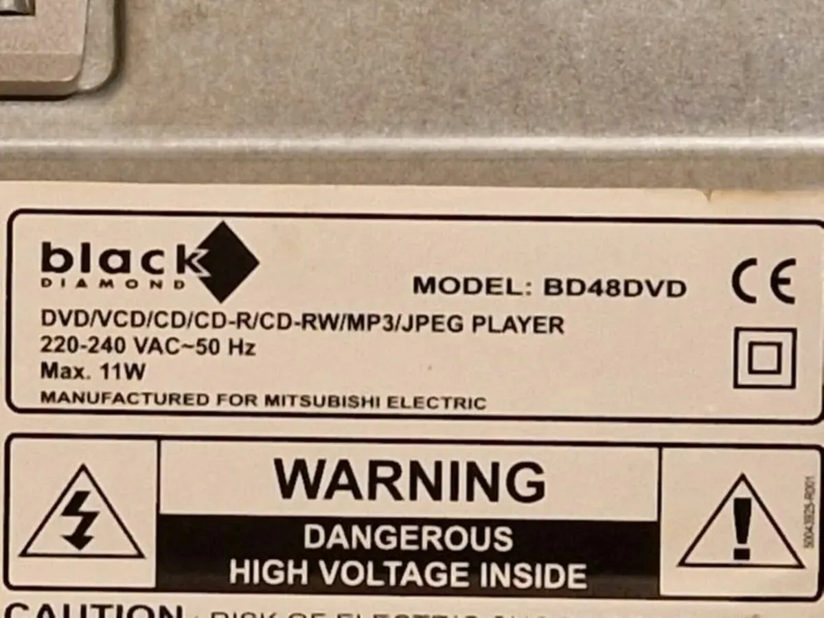 Black Diamond DVD Player, Model BD48DVD - Image 4