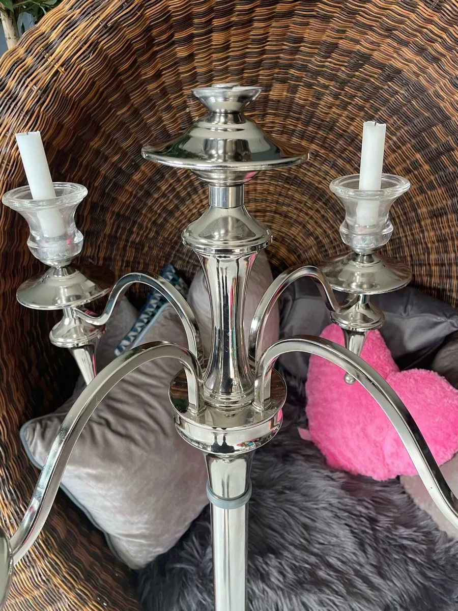 Silver candelabra - Image 2