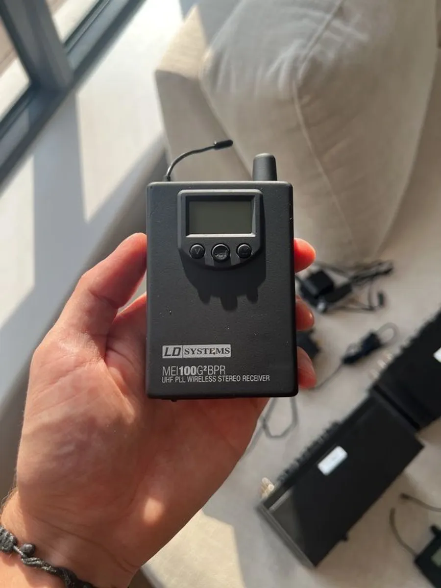 6x LD Systems MEI100 G2 BPR In-Ear Monitors (IEM) - Image 2
