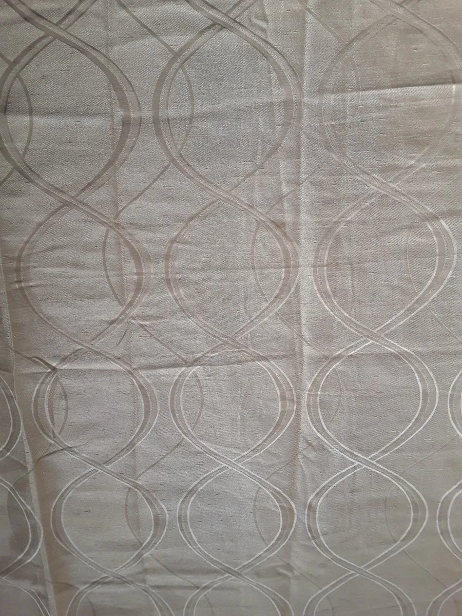 New condition tanned coloured drapes two pairs - Image 3