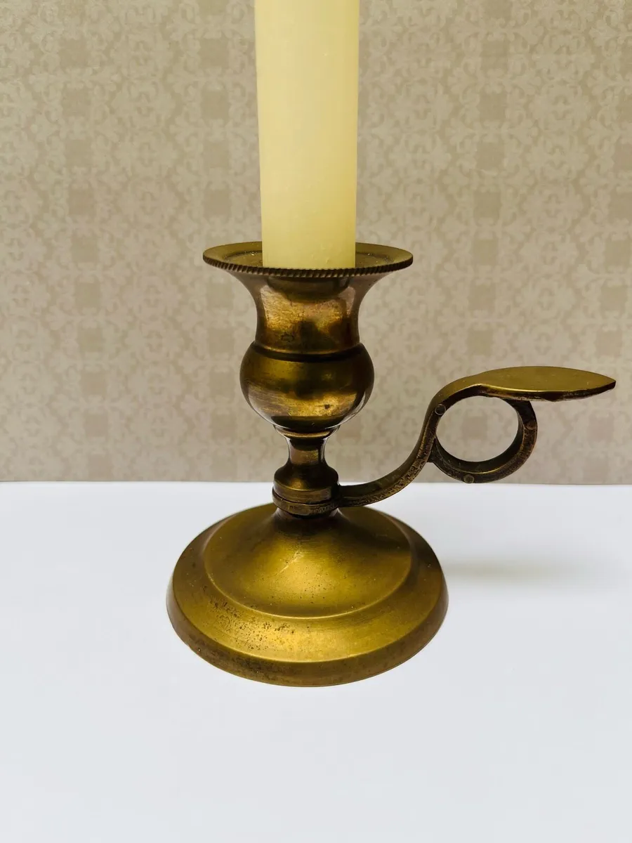 Brass candle holder - Image 1