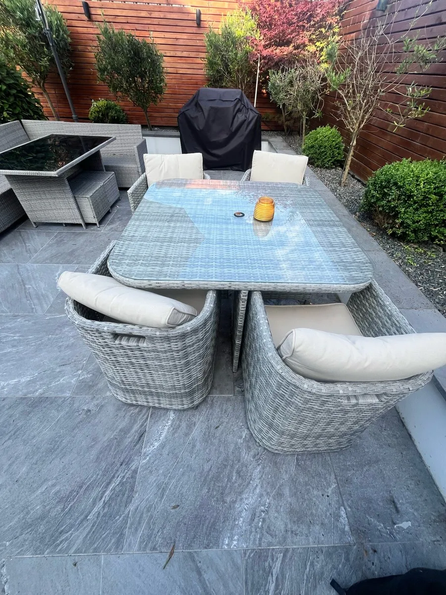 4 seater cube Garden furniture - Image 2