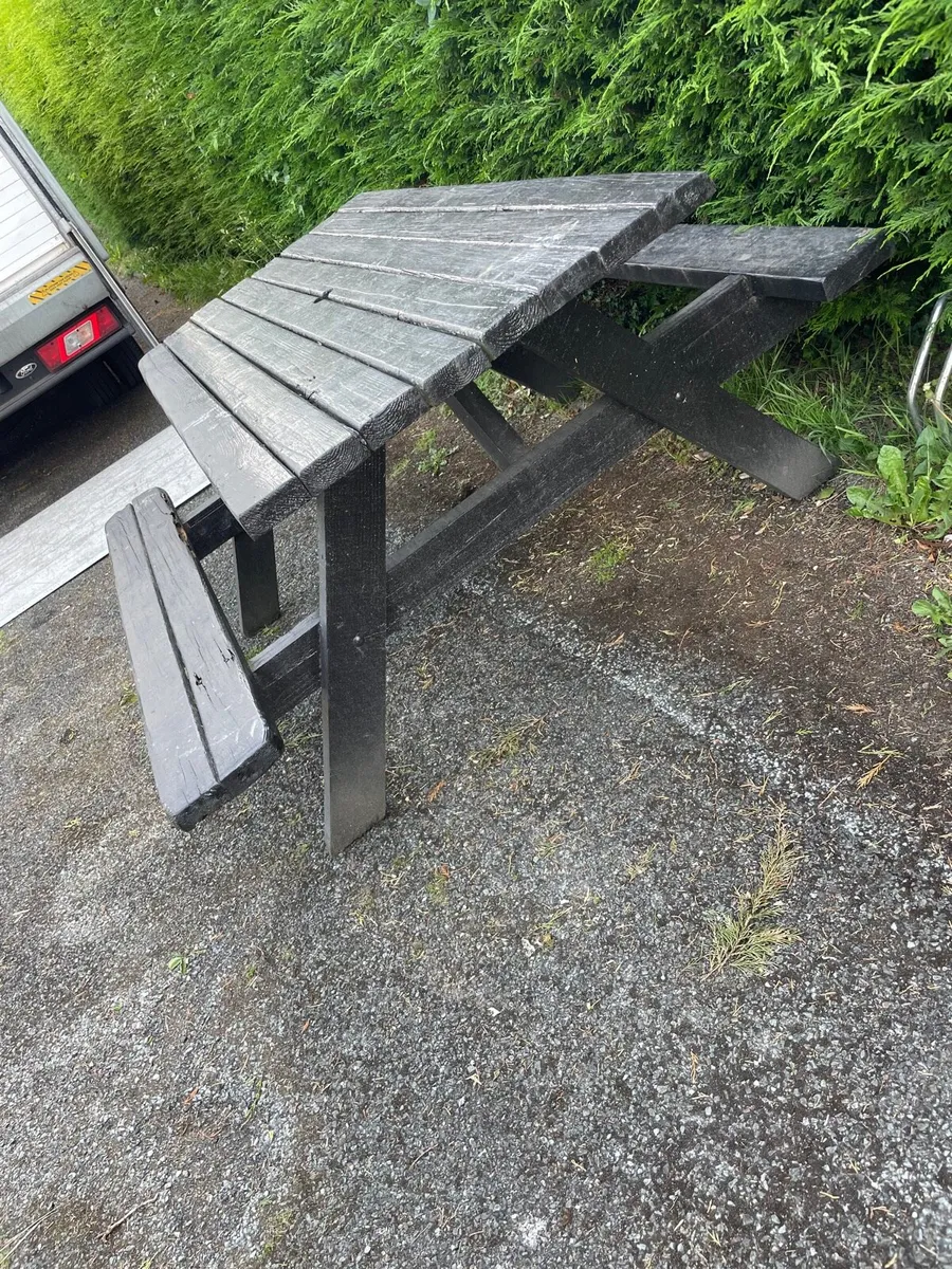 Picknic garden table and bench set €100 - Image 4