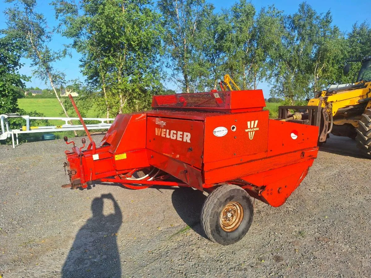 Welger AP 630 Baler / Flat 8 grab & Sledge - Image 3