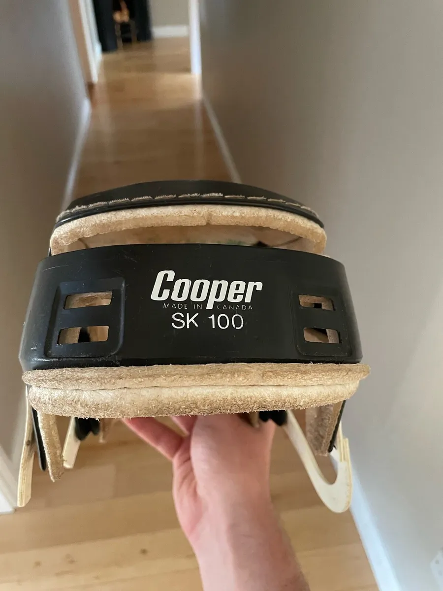 Old style stitched black Cooper helmet - Image 1