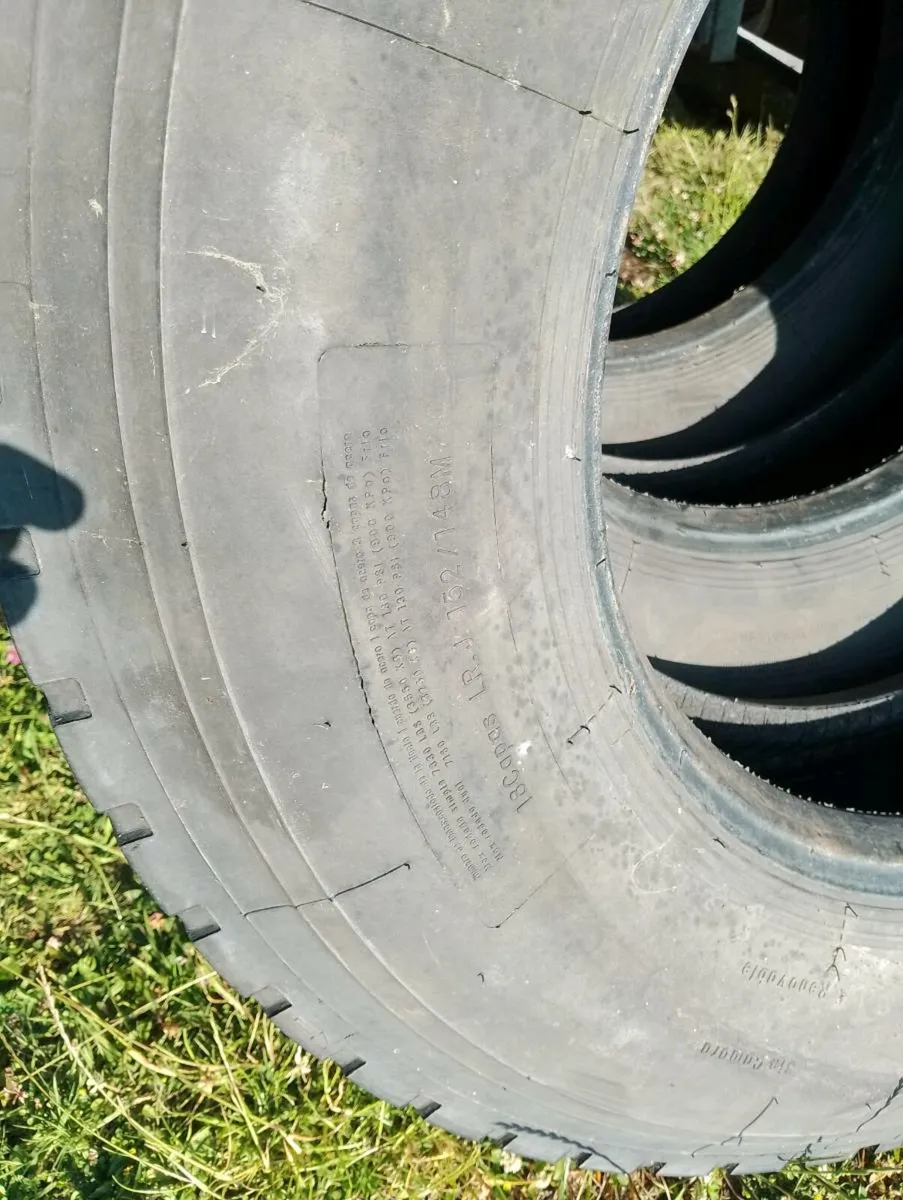 Truck trailer tyres 295/80R22.5 as new X 3 - Image 3