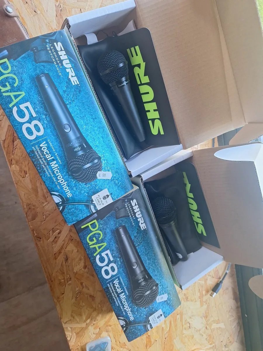Shure PGA58 Vocal Microphone x2 - Image 4
