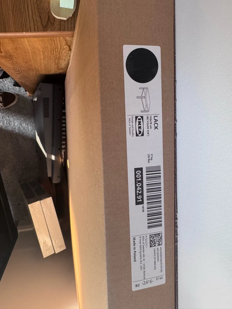 NEW IKEA BLACK COFFEE TABLE - Image 1