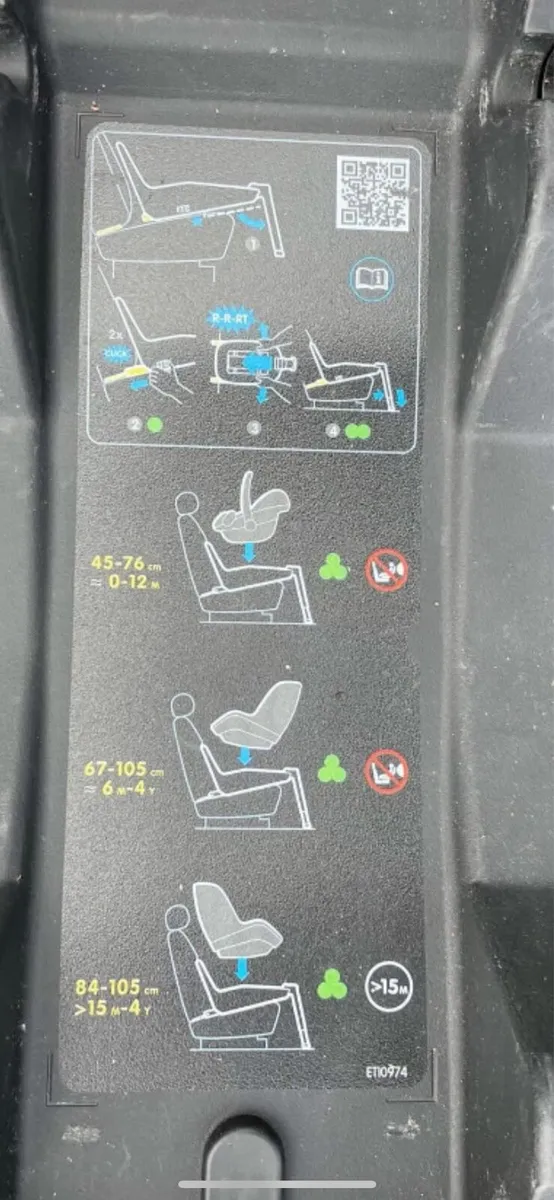 Maxi cosy car seat base only (isofix) - Image 4