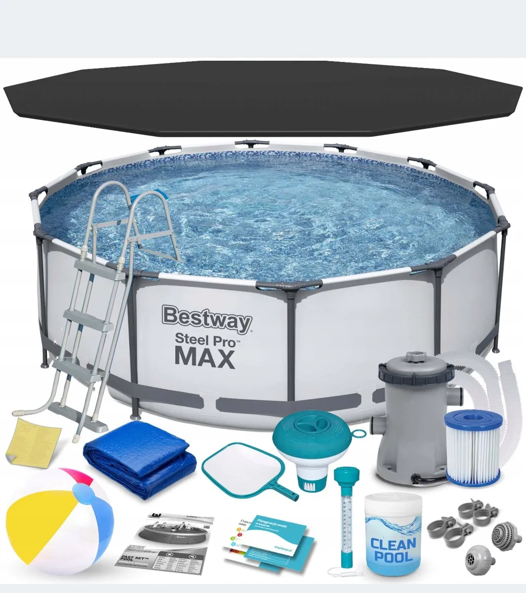 pool 366x100cm Bestway set max 17in1 - Image 1