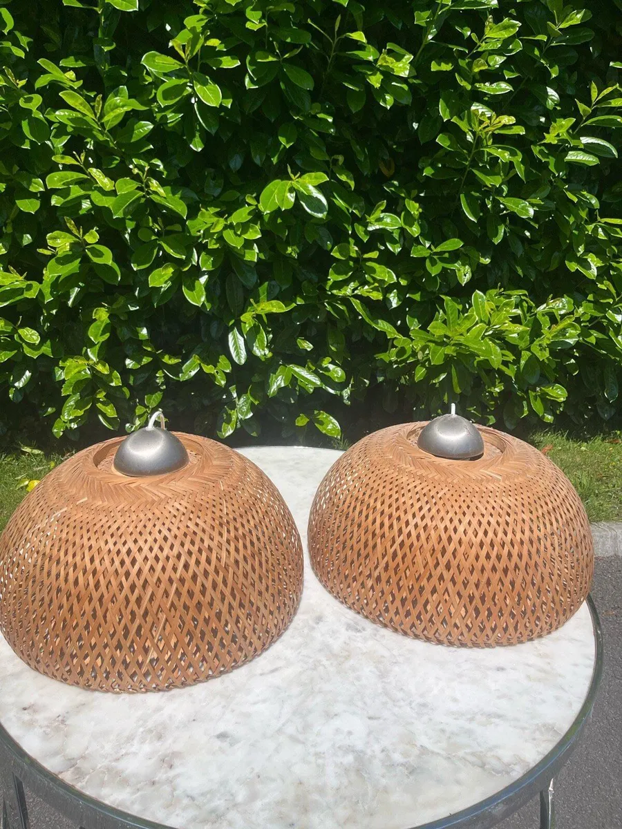 IKEA Rattan Lampshades - Image 2
