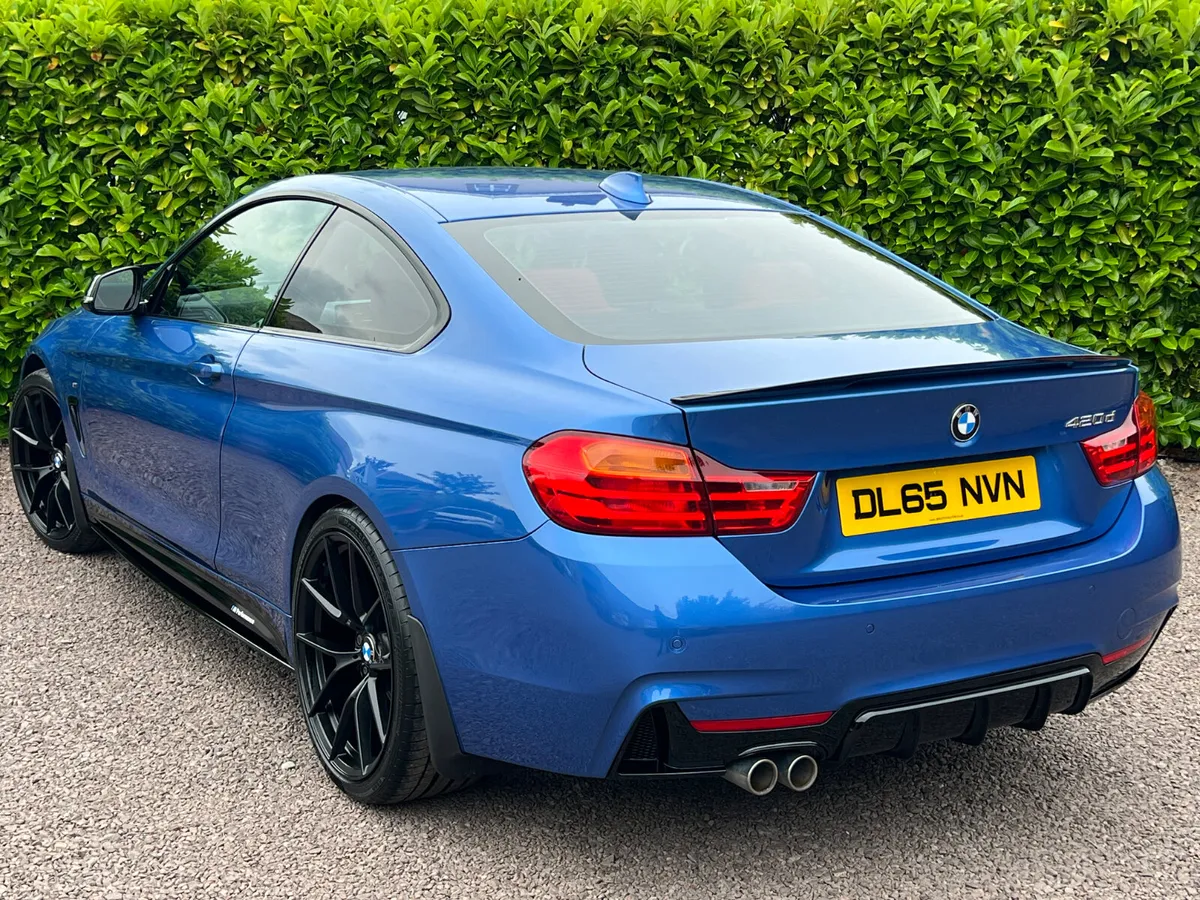BMW 4-Series 2015 M-Sport **Red Leather** - Image 2