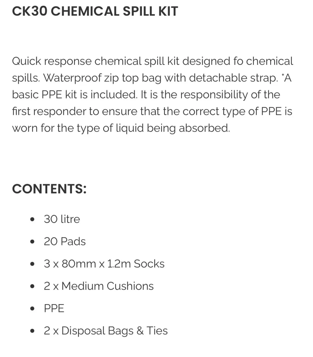Chemical Spill Kit - Image 3