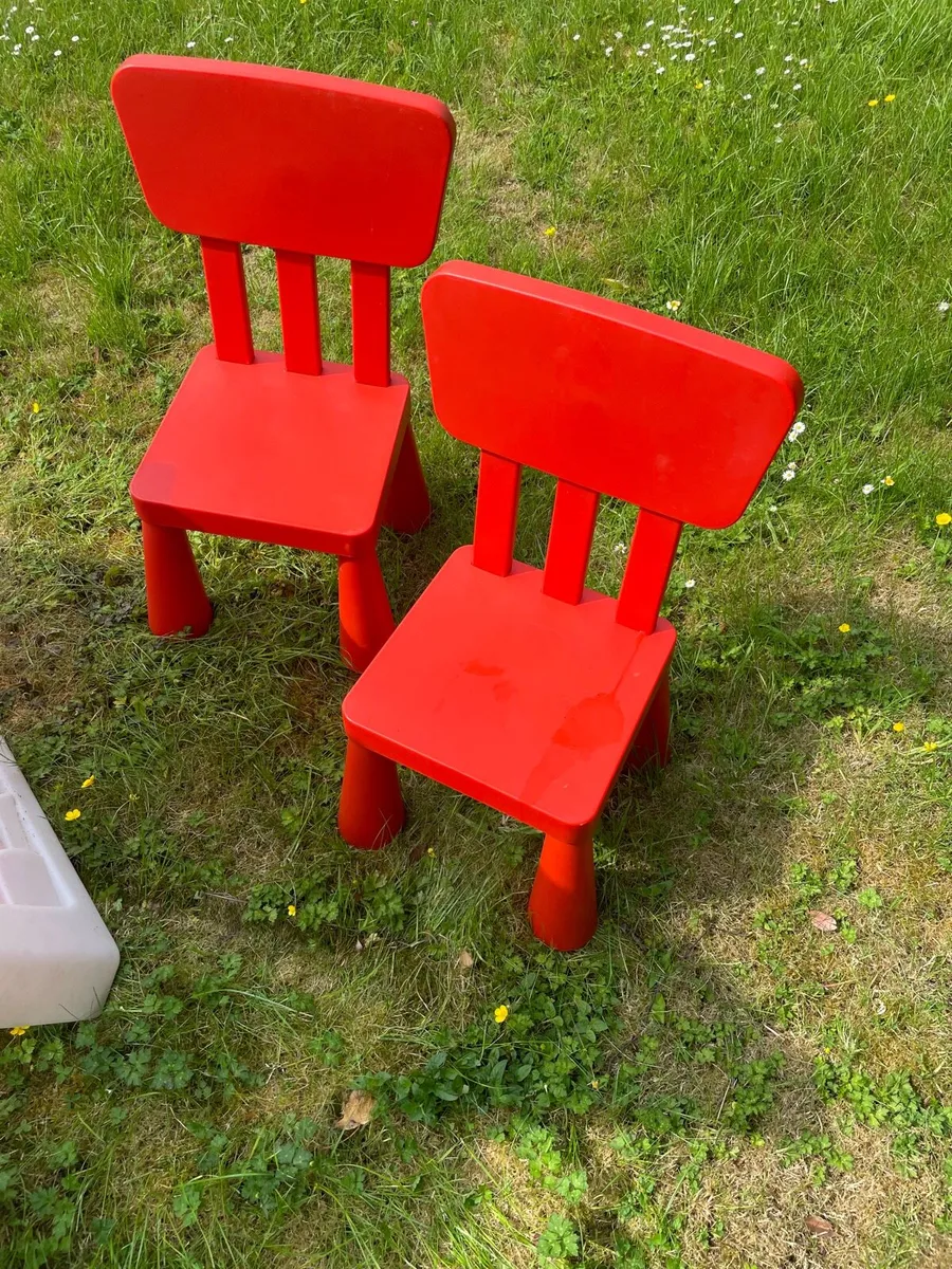 2 kids Ikea chairs for sale - Image 2