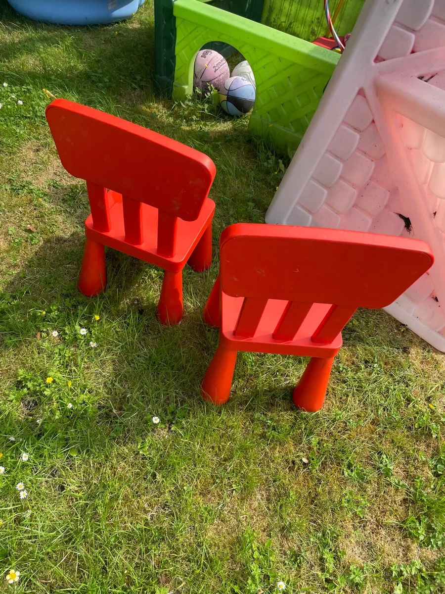 2 kids Ikea chairs for sale - Image 4