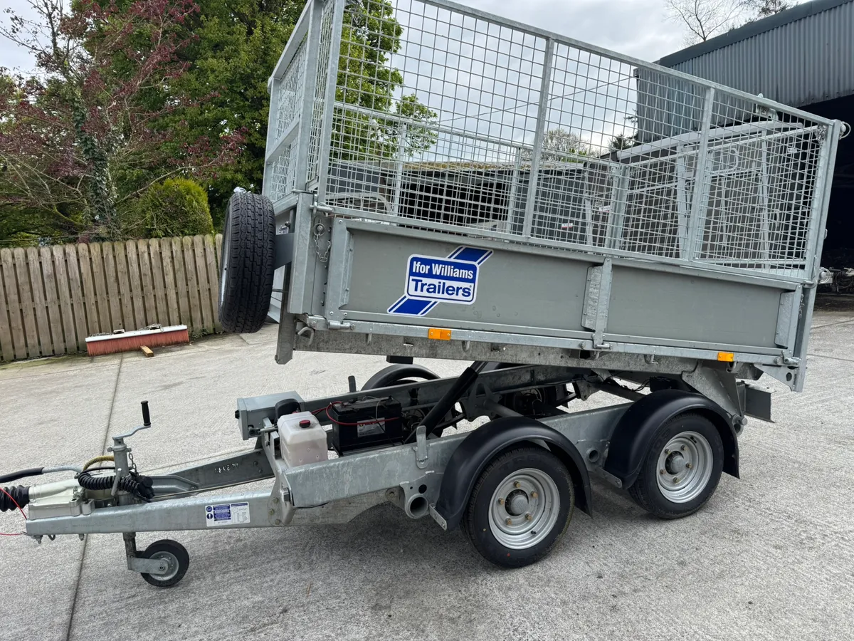 Ifor Williams dropside tipper trailer - Image 4
