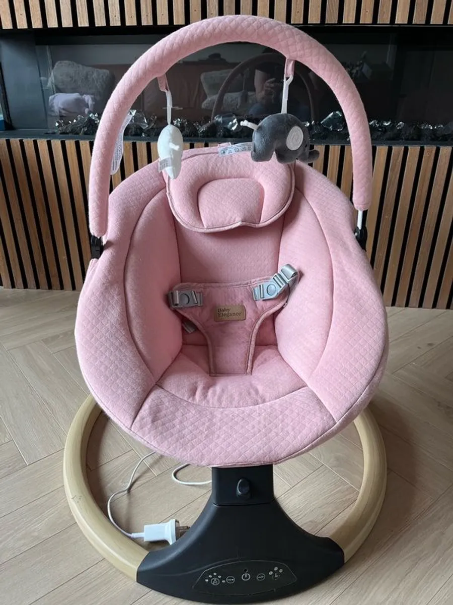 Baby Elegance Allta Auto Swing Pink - Image 2