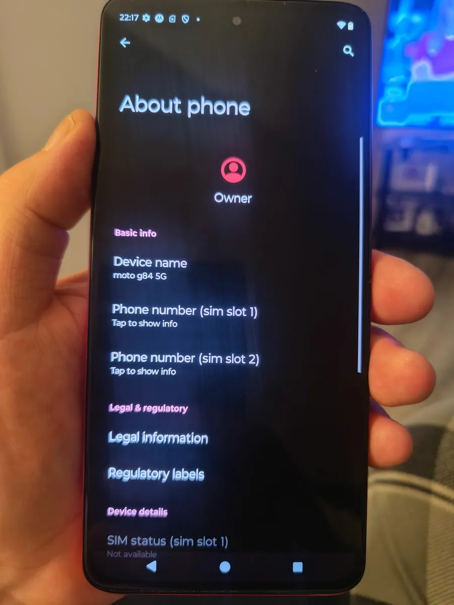 Motorola Moto G84 -5G- 256GB- Ram 12GB unlocked - Image 3