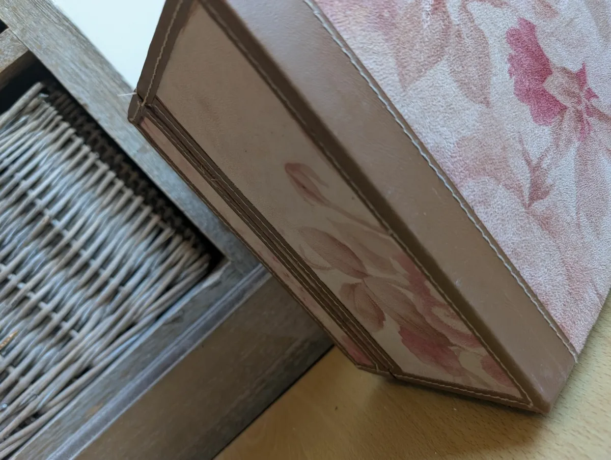 Bespoke Floral Wooden Storage Suitcases - Image 4
