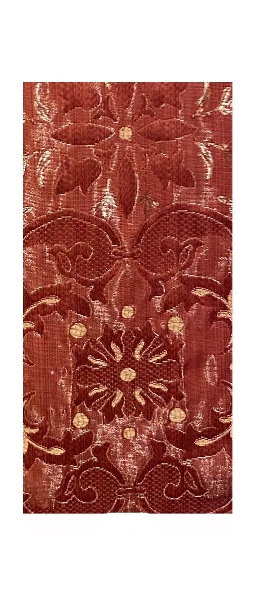 Russet/Gold Brocade Curtains - Image 3