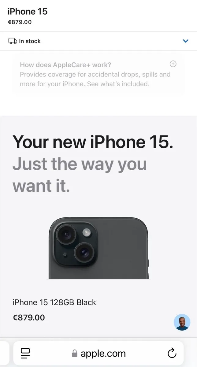 Brand New IPhone 15 128GB Unlocked, €600, Unopened - Image 4